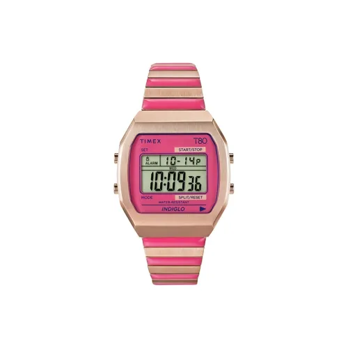 TIMEX Наручные часы Electronic Механизм Розовый Циферблат часов Унисекс