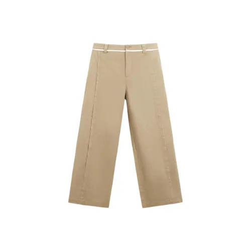 ZARA Повседневные брюки Мужские Светлый Бежевый