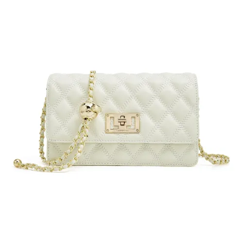 Old Man's Head Сумка через плечо из лососевой кожи женская белый черный