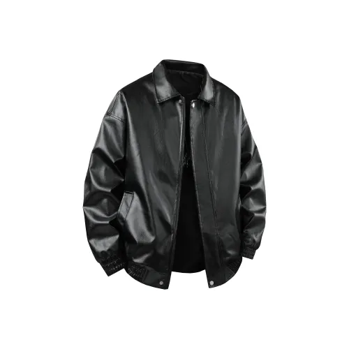 NOAHGIGI Черный Унисекс Кожаные куртки