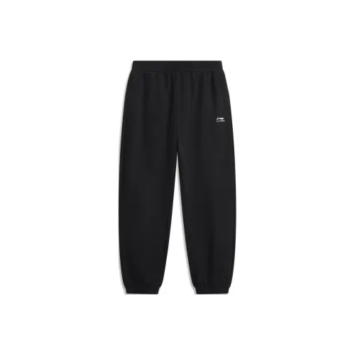LINING Sports Life Collection Черные Мужские Повседневные Штаны