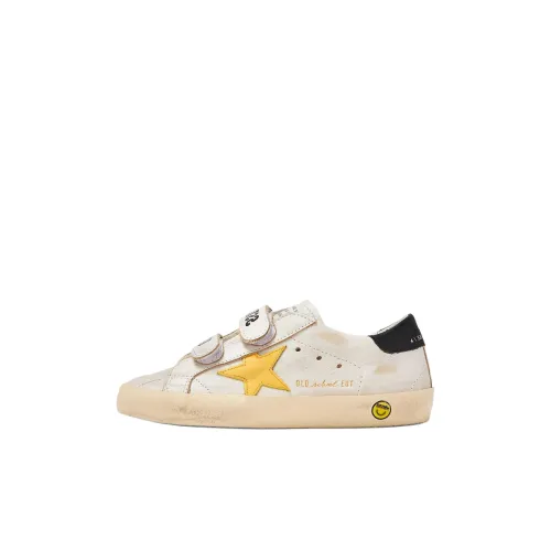 Golden Goose Old School Детские Скейтбординги Низкий Топ Белый Kids