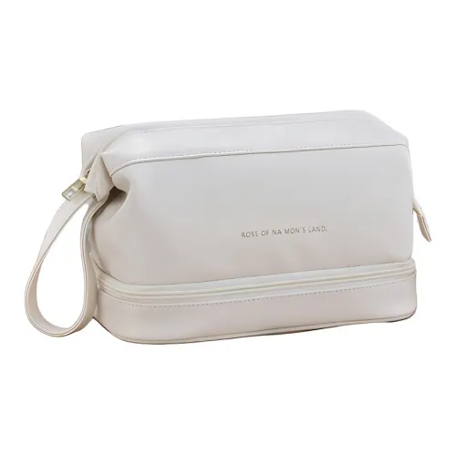 LETOO Кожа с ПУ (полиуретан) Косметичка Женская Белая