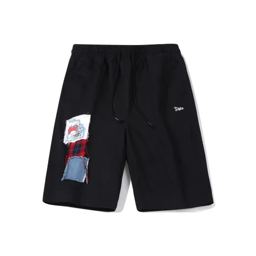 Guuka Мужские повседневные шорты черного цвета