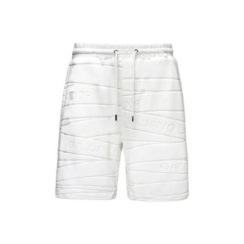 GALLIANO LANDOR Шорты Унисекс Белый