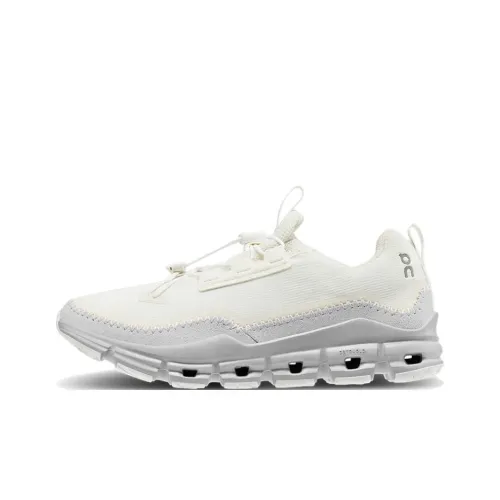 On Cloudaway Slip-resistant Abrasion-resistant Low Top Casual Shoes Women's White Gray На Cloudaway противоскользящий устойчивый к истиранию низкий топ повседневная обувь женский белый серый
