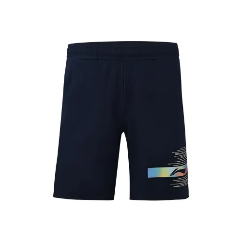 LINING Темно-морские синие мужские повседневные шорты