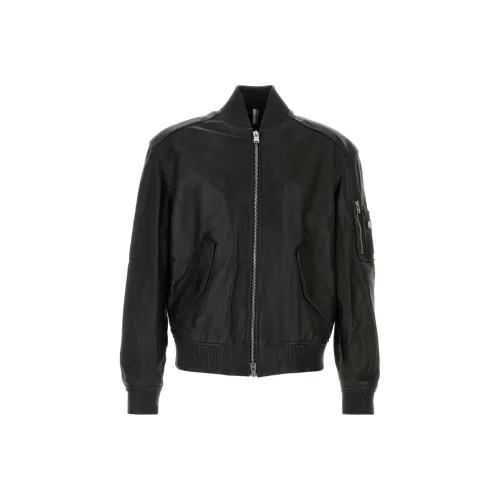 Hugo Boss FW24 Кожа Куртка Мужская Черная