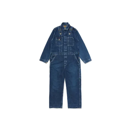 HUMAN MADE Denim collection Индиго Унисекс Комбинезоны