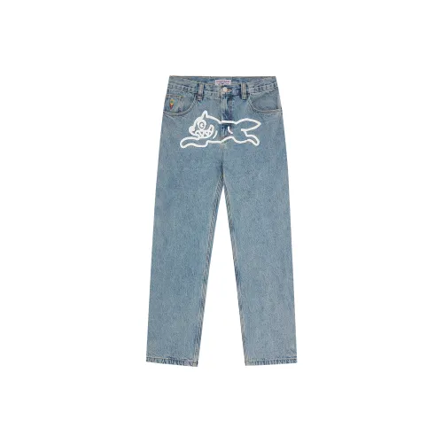 ICECREAM SS25 Джинсы Унисекс Выстиранный Синий