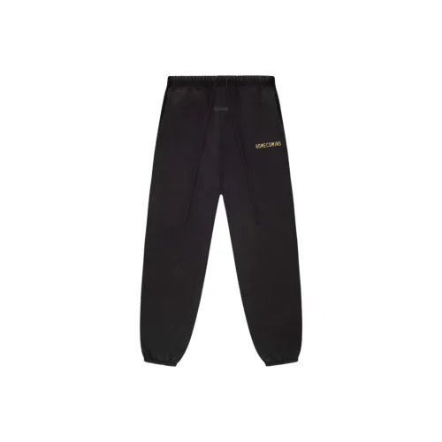 Fear of God ESSENTIALS Обсидиан Черный/Черный Мужские Повседневные Штаны