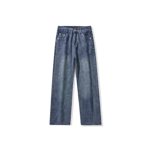 JUCY JUDY Джинсы Унисекс Ностальгический Синий