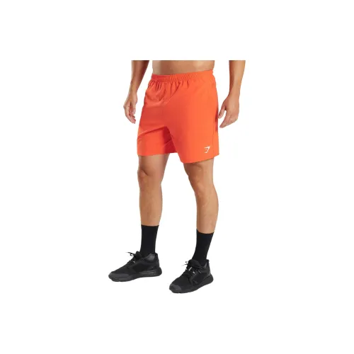 GYMSHARK ARRIVAL 7' Шорты Повседневные шорты Мужские Spicy Перечно-красный