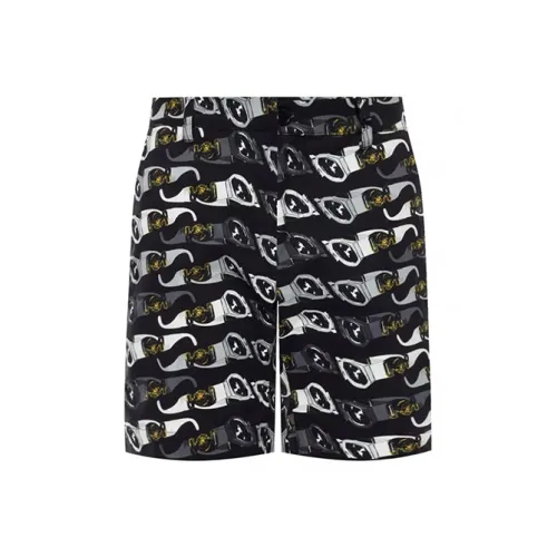 VERSACE Мужские Повседневные Шорты Черные