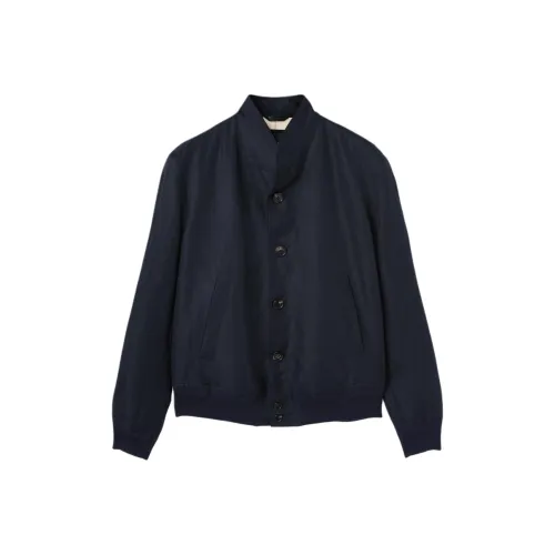 Loro Piana Морской Синий Мужские Куртки
