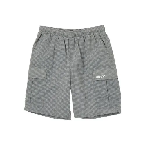 PALACE Gray Men's Casual Shorts PALACE Серые Мужские Повседневные Шорты