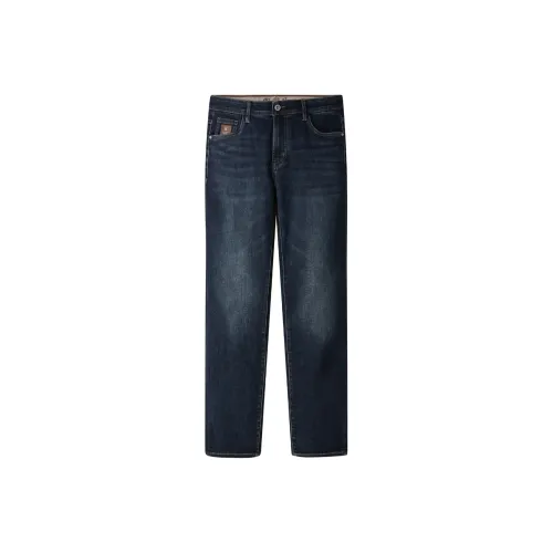 HLA Синий Серый DENIM GRADIENT Темный G2 Мужские Джинсы