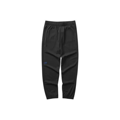 Skechers Hankou №2 Factory Co Branded Series Вязаные Тренировочные Брюки Мужские Угольный Черный