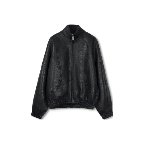 Alexander Wang Кожа Куртка Мужская Черная