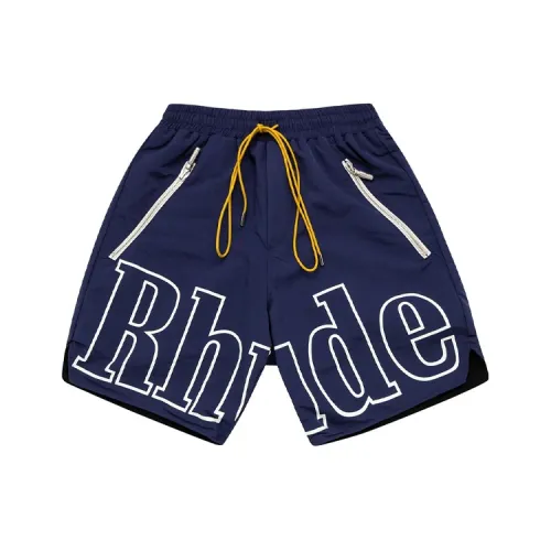 RHUDE Темно-синие мужские повседневные шорты