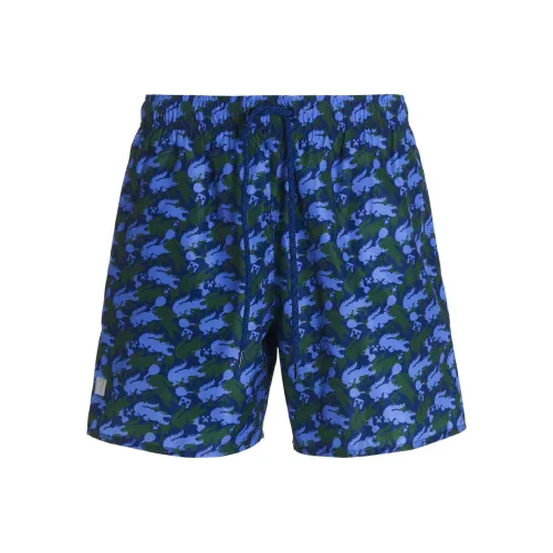 Шорты Casual Мужские Синие в сотрудничестве с LACOSTE