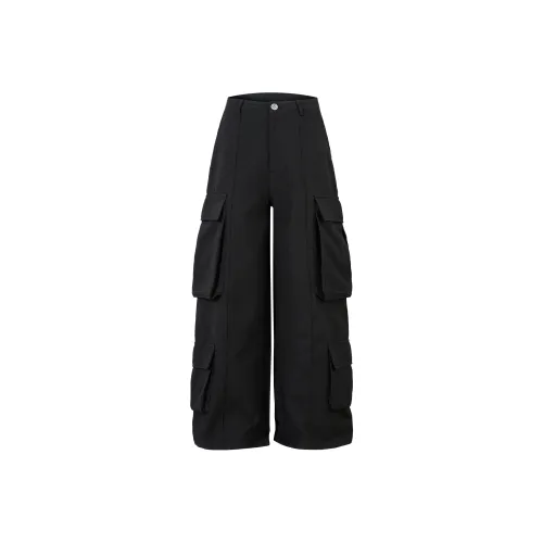 NOAHGIGI Black Unisex Cargo Pants NOAHGIGI Черные унисекс карго брюки
