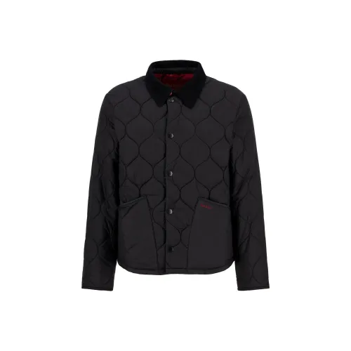 BARBOUR Хлопковый пуховик Мужской Черный