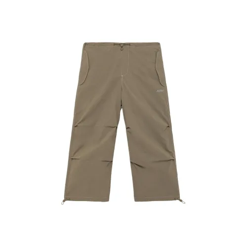 AUTRY Коричневые унисекс брюки карго