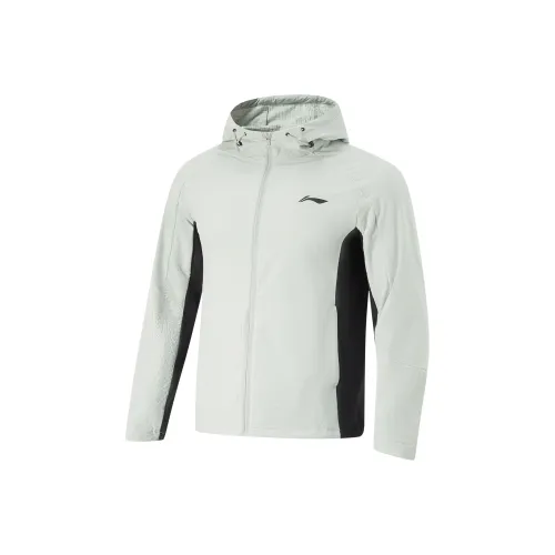 LINING RUNNING Collection Тренчкот Мужской Капля воды Серый