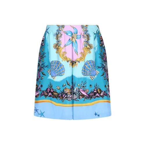 VERSACE Blue Men's Casual Shorts VERSACE Синий Мужские Повседневные Шорты