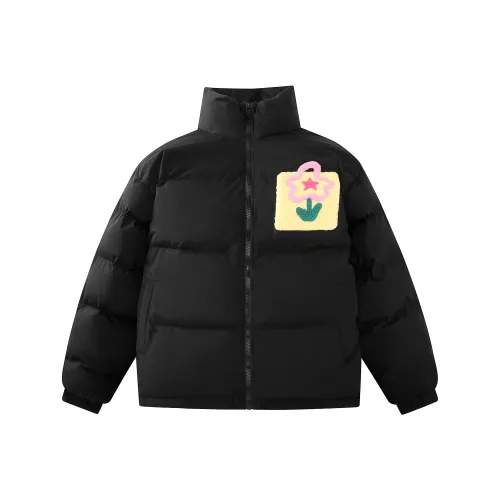 WE HONEY Пуховик Мужской Черный