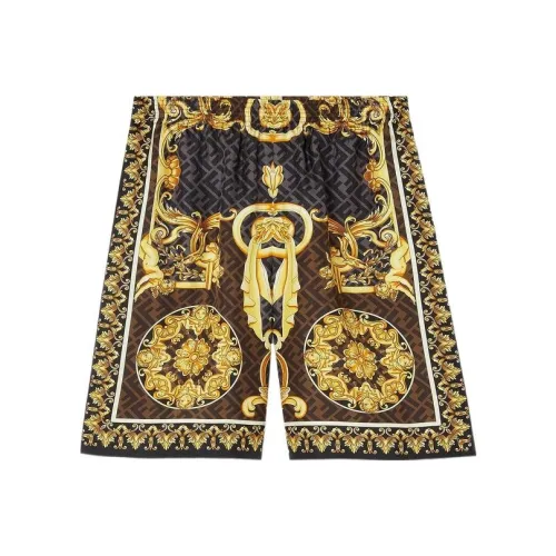 VERSACE Многоцветные Мужские Повседневные Шорты
