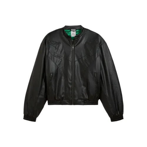 PUMA Хлопковый пуховик унисекс черного цвета