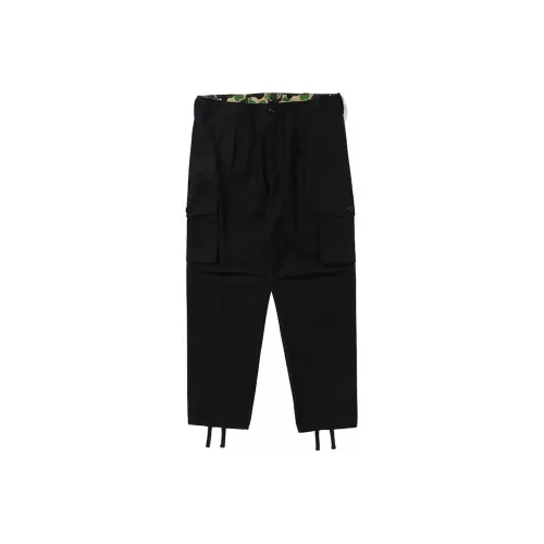 A BATHING APE Карго Брюки Мужские Черные