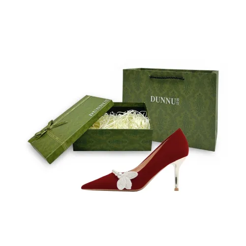 Dunnu Узкий каблук Высокие каблуки Женские Красный