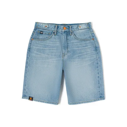 Lee X Dragon Pearl Co Бренд Светло-Синие Мужские Джинсовые Шорты