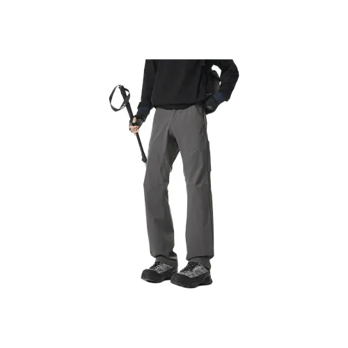 ZUOFEILI Повседневные брюки Унисекс Серый