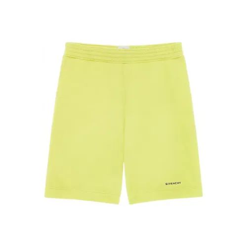 GIVENCHY SS22 Повседневные шорты Мужской ACID Желтый