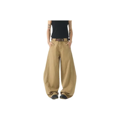 ZUOFEILI Повседневные брюки Унисекс Хаки