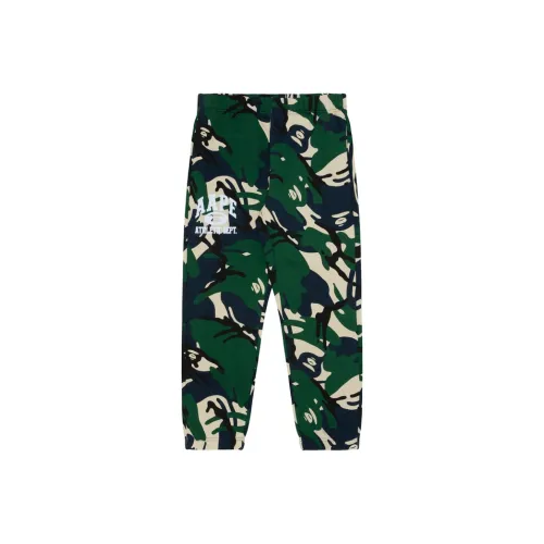 AAPE Зеленые полосы GRC Мужские Повседневные Брюки