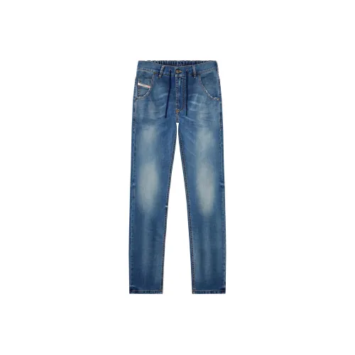 DIESEL Medium Blue Men's Jeans DIESEL Средне-голубые мужские джинсы