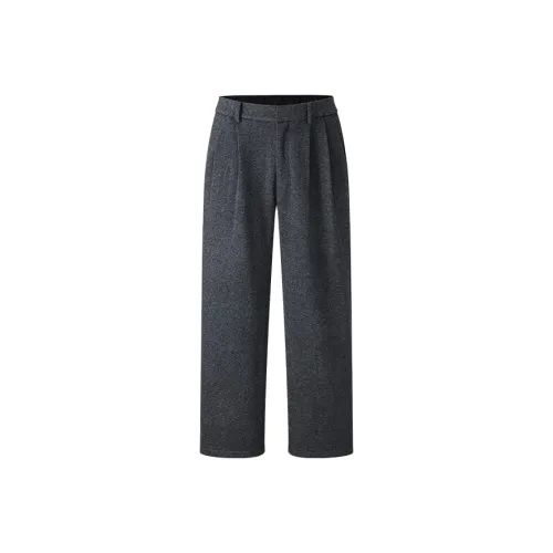 HERBEL Gray Men's Casual Pants HERBEL Серый Мужские Повседневные Брюки