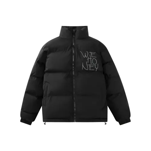 WE HONEY Пуховик Мужской Черный