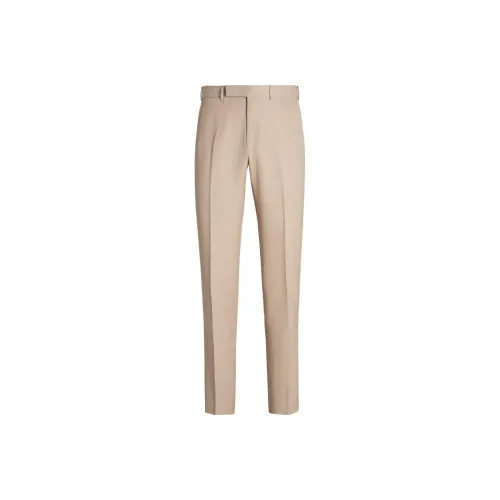 Ermenegildo Zegna Хаки Мужские костюмные брюки
