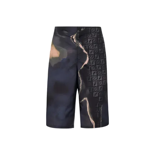 FENDI SS22 Повседневные шорты Мужские Черные