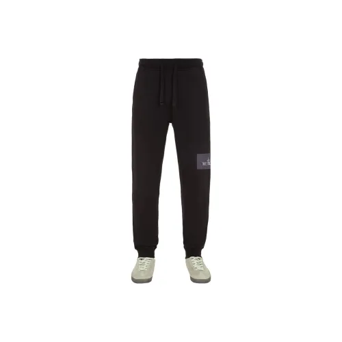 STONE ISLAND Мужские Повседневные Брюки Черные