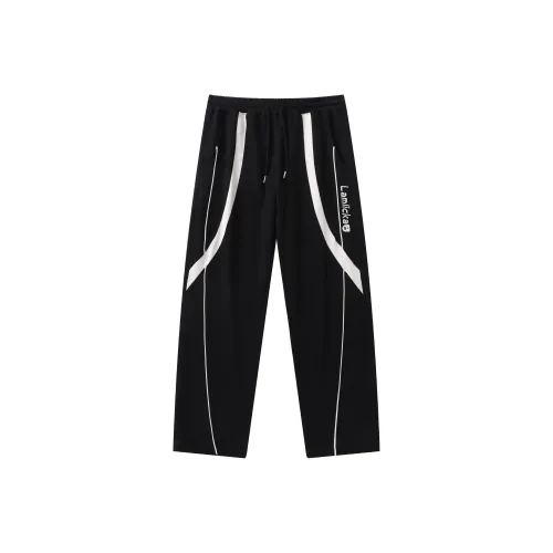 LAMLICKA Черные Унисекс Повседневные Брюки