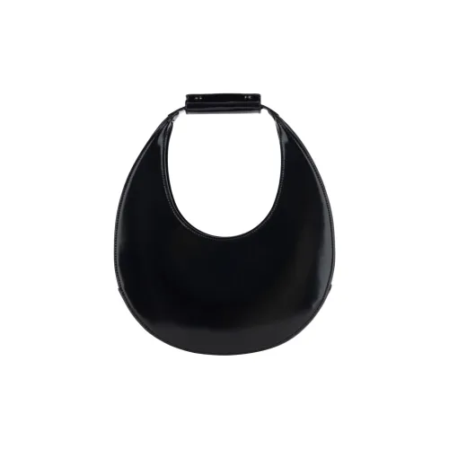 Staud Коровья кожа Полумесяц Сумка Сумка Стандартная Женская Черная