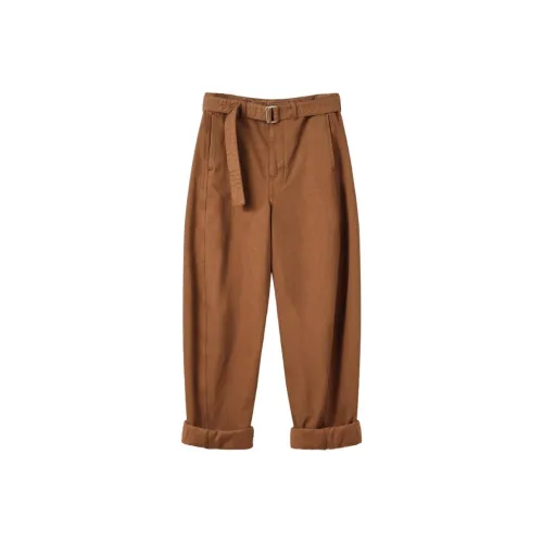 Lemaire Коричневые Унисекс Повседневные Брюки