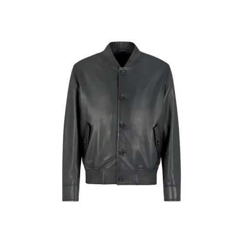 AMANI Кожа Куртка Мужская Черная